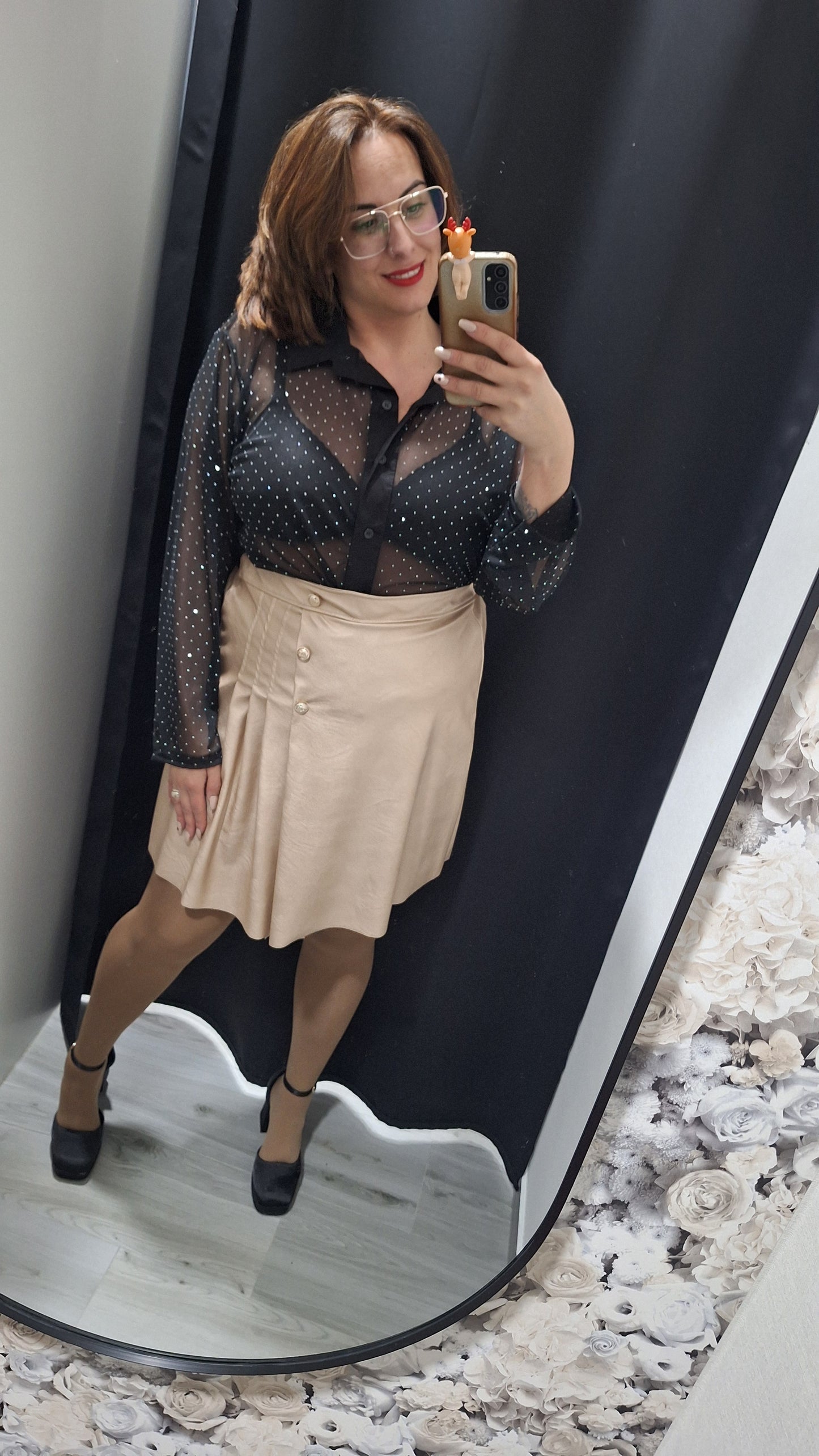 FALDA POLIPIEL!